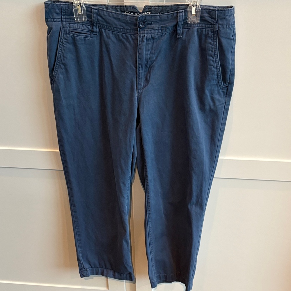 Eddie Bauer Distressed Navy Blue Legendwash Pants